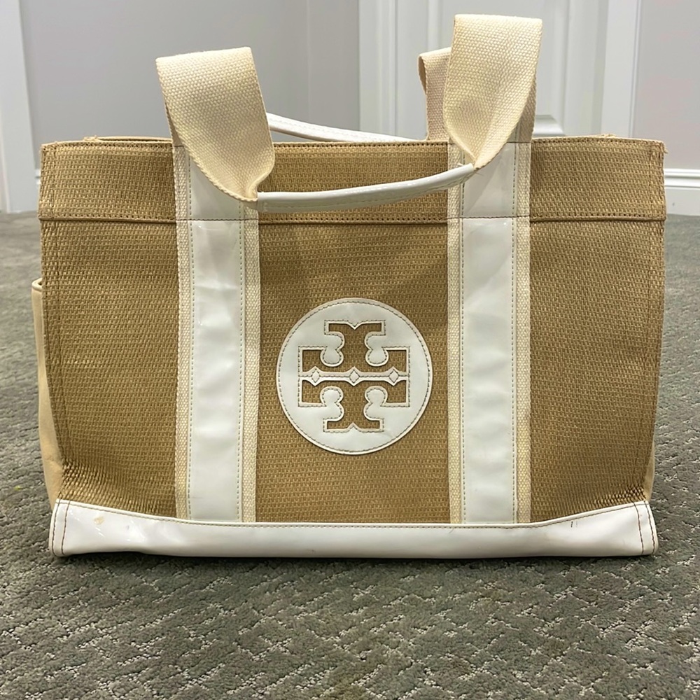 Tory Burch Straw Tote Bag